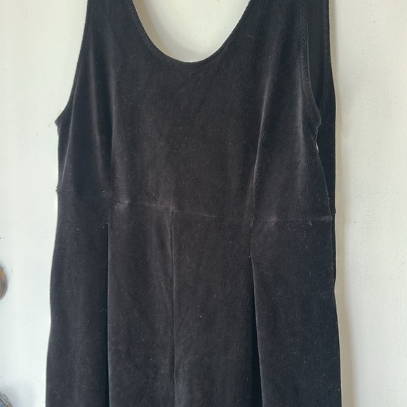 Free People Soft Black Scoop Neck ribbed Jumpsuit small - Picture 2 of 5